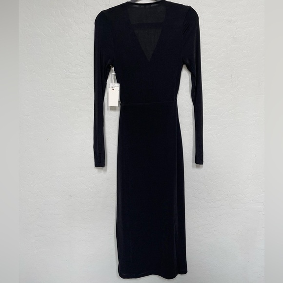 Good American SHIMMER WRAP DRESS size 1 small - Picture 8 of 11